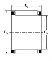 Подшипник Серия K и KT (подшипники без колец) Подшипник K 19x23x13 (KT) по выгодным ценам Николаев